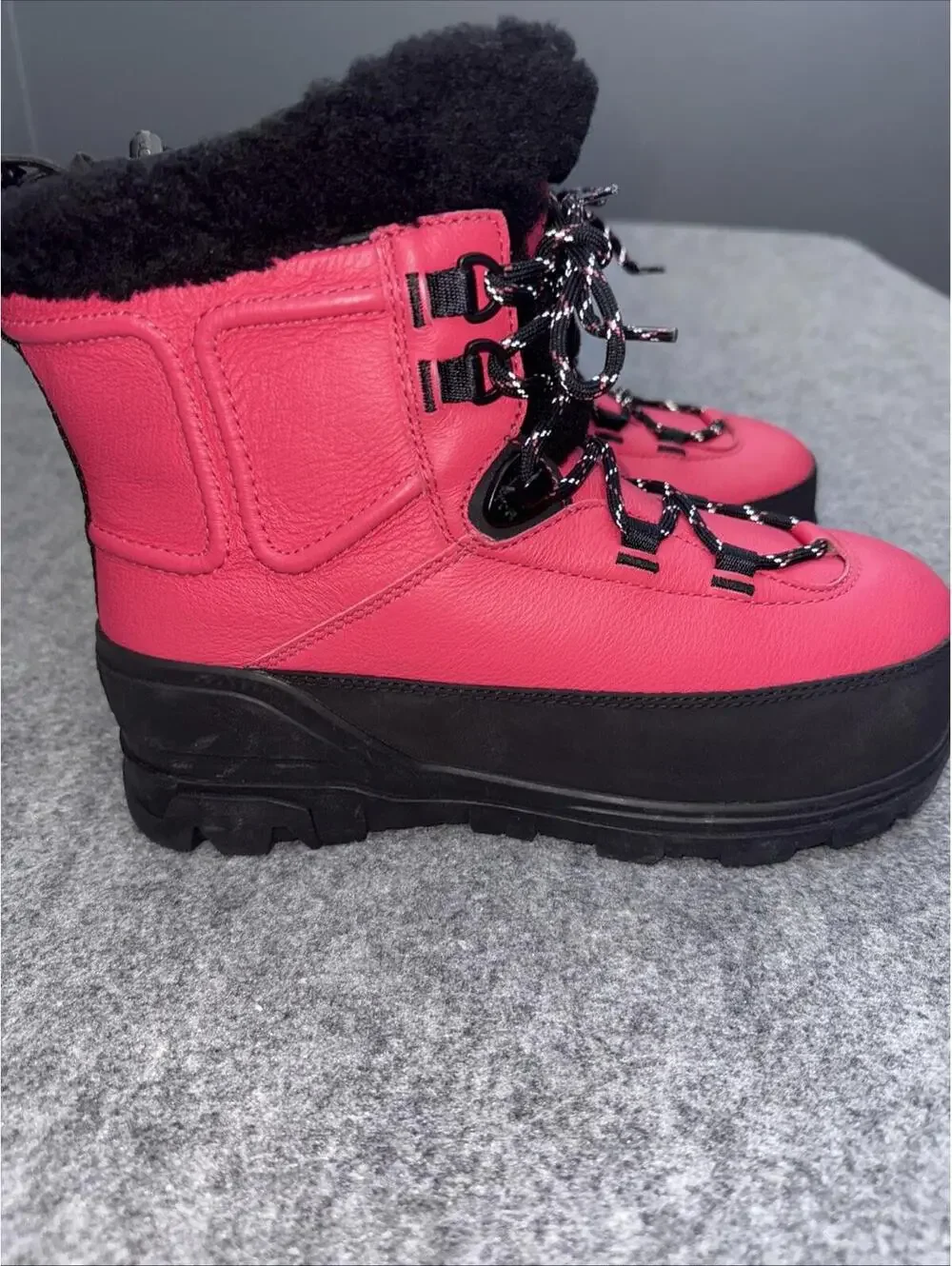 Ugg Shasta Mid Gore-Tex Boots (Size 7) Women's NEW Extreme Cold Pink Leather GTX